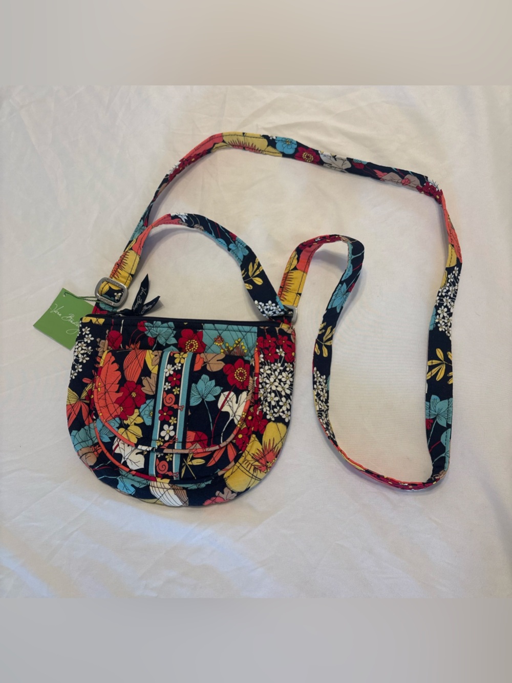 NWT Vintage Y2K Vera Bradley Retired Happy Snails Print Bag RARE